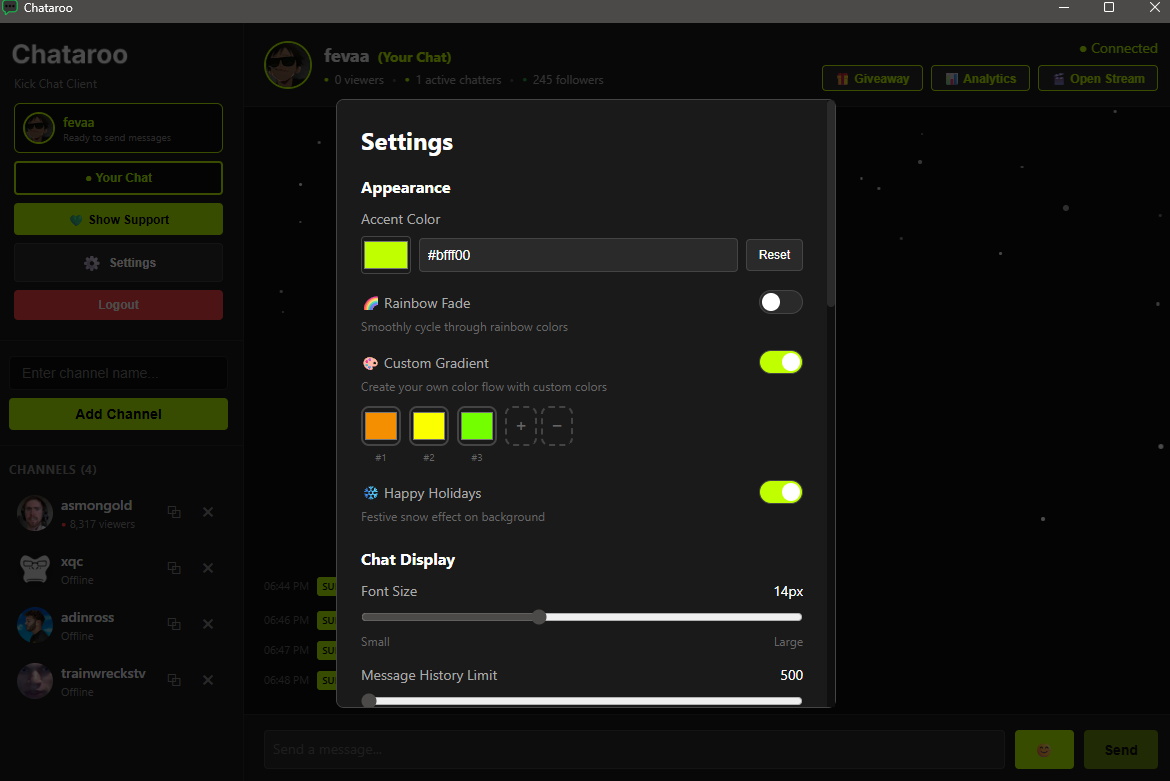 Screenshot 11: Connection Status