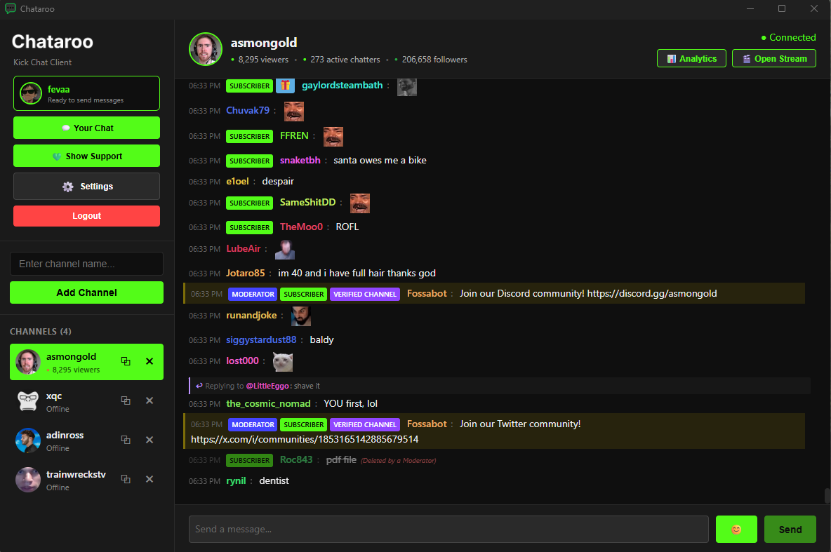 Screenshot 3: Multi-channel View